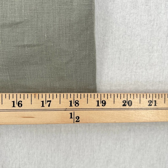 MARY LAWLESS LEE X SPLENDID Linen Top Sage Medium Apron Button Front Cross back - Picture 13 of 16